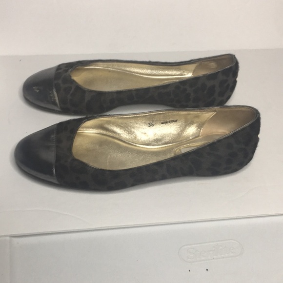 Jimmy Choo Whirl Leopard-Print Cap-Toe Ballet Flat - Picture 4 of 8